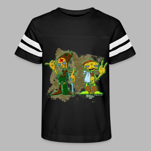 Ongher's UFO Hitchhiking Aliens - Kid's Football Tee