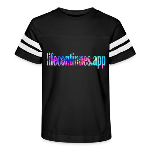 Lifecontinues.app1 - Kid's Football Tee