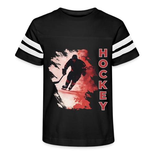 Hockey Fire - Kid's Football Tee