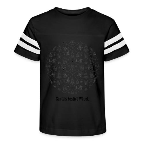 Santa's Festive Wheel T-Shirt - Kid's Football Tee