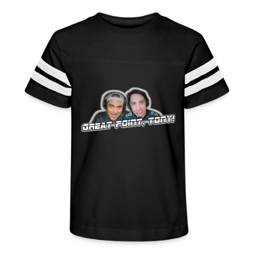GREAT POINT, TONY! (with glow) - Kid's Football Tee