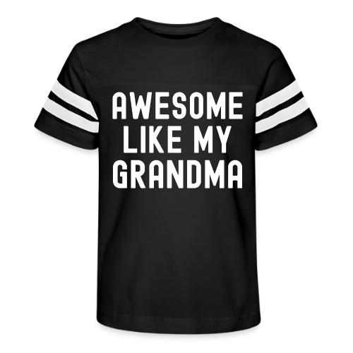 AWESOME LIKE MY GRANDMA - Kid's Football Tee