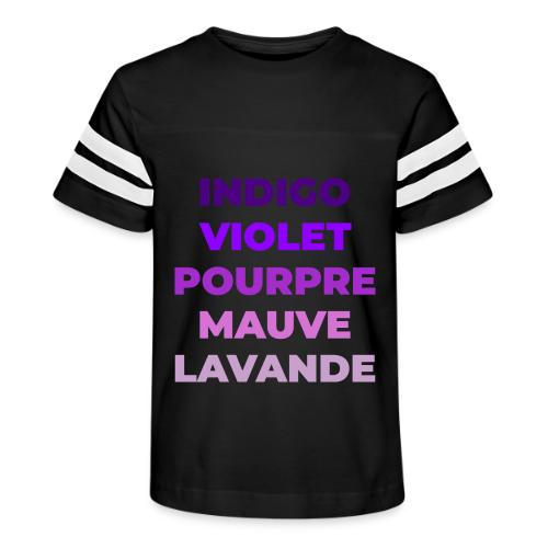 Shades of purple - Kid's Football Tee