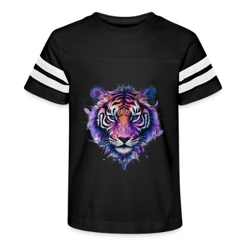 Mystic Violet Tiger - Kid's Football Tee