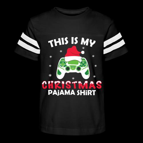 Christmas Gamer Pajama - Kid's Football Tee