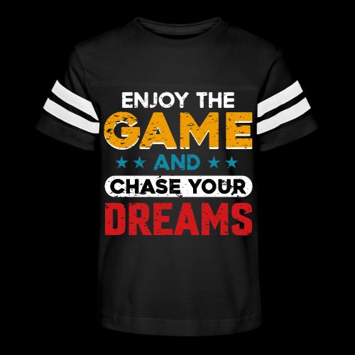 Enjoy The Game, Chase Your Dreams - Kid's Football Tee