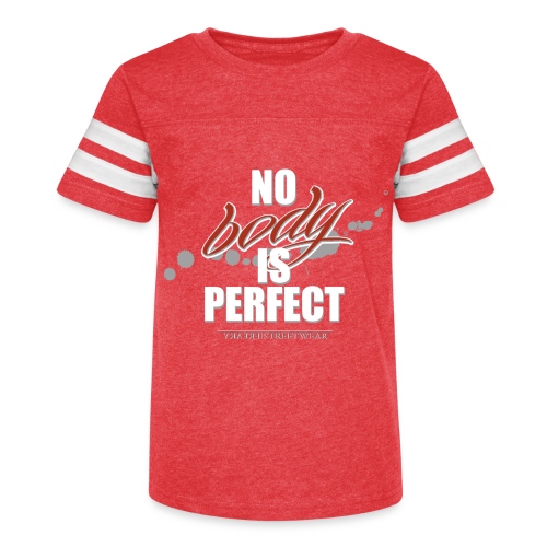 No body is perfect - Kid's Vintage Sports T-Shirt