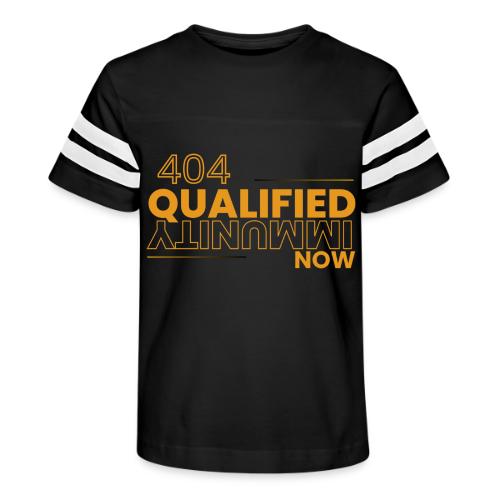 404 Qualified Immunity NOW - Kid's Football Tee