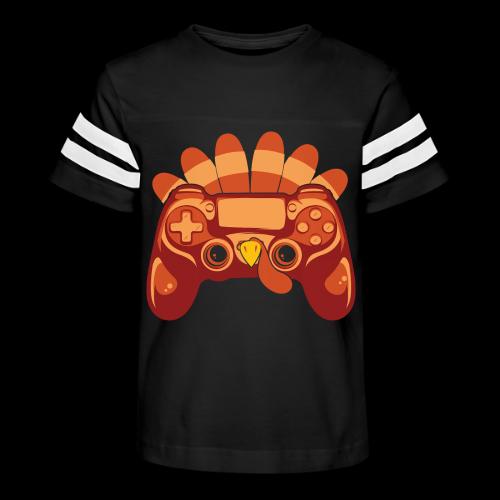 Gamer Turkey Thanksgiving - Kid's Football Tee
