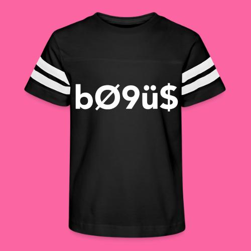 Entirely Bogus - Kid's Football Tee