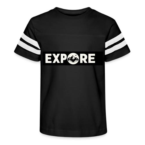 Adventure Oxygen Nature Mountain Forest Typography - Kid's Football Tee