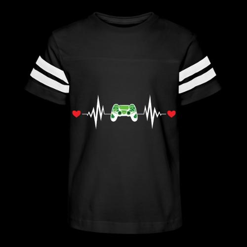 Gaming Heartbeat Controller - Kid's Football Tee