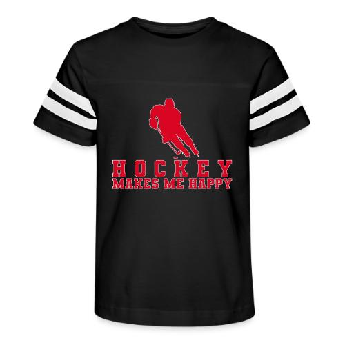 Hockey makes me happy - Kid's Football Tee