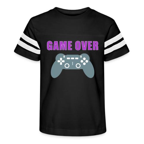 Game Over Gamer Controller Design - Kid's Football Tee