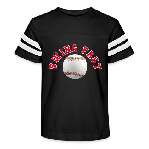 Baseball: Swing Fast Energy - Kid's Football Tee