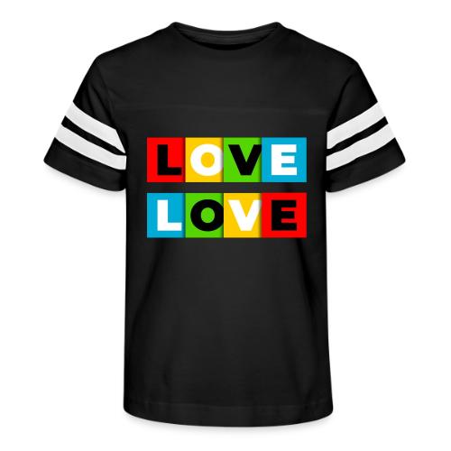 Love in Color - Kid's Football Tee
