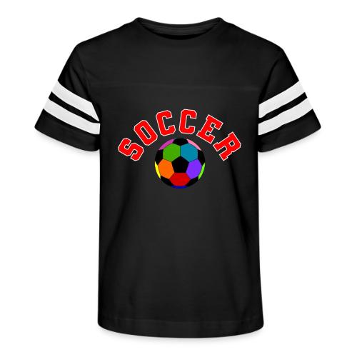 Soccer: Colorful Kick - Kid's Football Tee