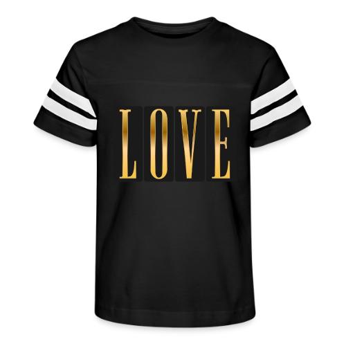 Golden Love - Kid's Football Tee