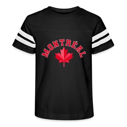 Montréal with maple leaf - Kid's Football Tee