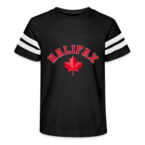 Halifax with maple leaf - Kid's Football Tee