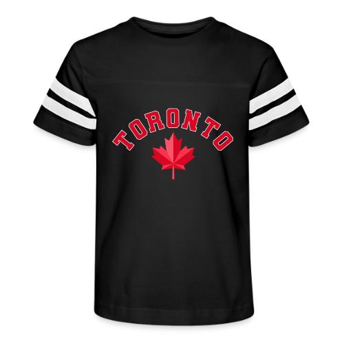 Toronto with maple leaf - Kid's Football Tee