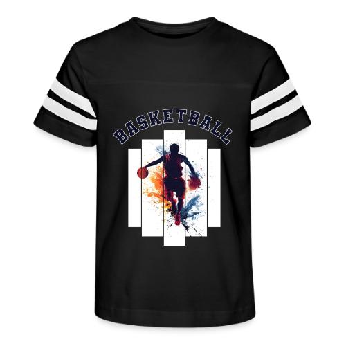 Basketball Never Stops - Kid's Football Tee