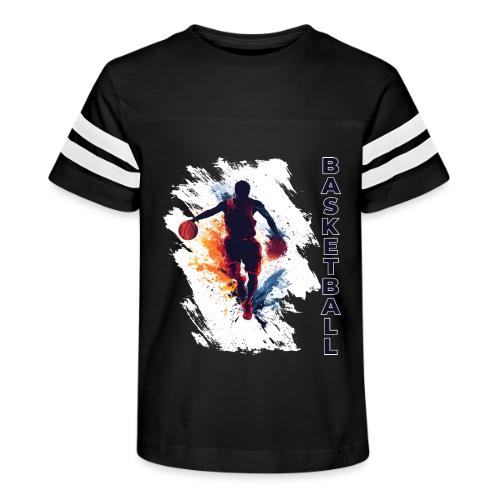 Basketball Hustle - Kid's Football Tee
