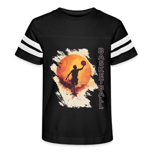 Basketball Stride - Kid's Football Tee