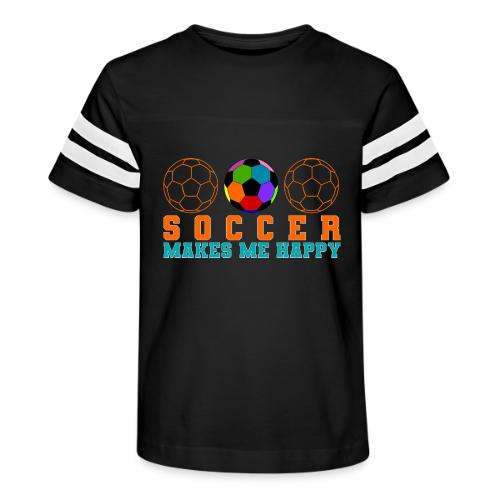 Soccer Makes Me Happy - Kid's Football Tee