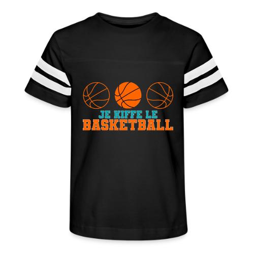 I love basketball - Kid's Football Tee