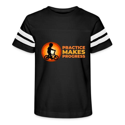 Practice makes progress - Kid's Football Tee