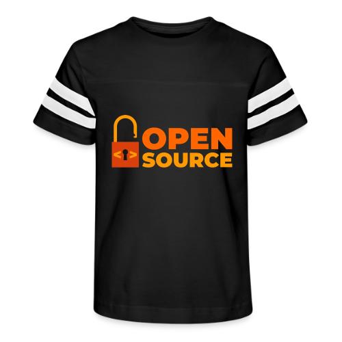 Open Source: Code is Freedom - Kid's Football Tee