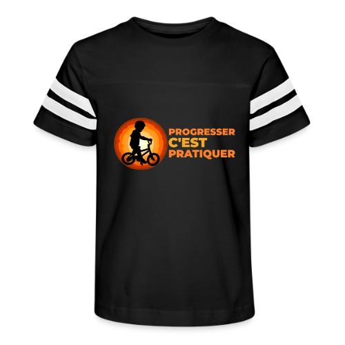 On the Move Towards Progress - Kid's Football Tee
