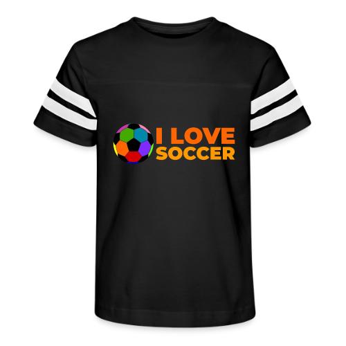 I Love Soccer - Kid's Football Tee