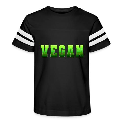 Green Wave Vegan - Kid's Football Tee