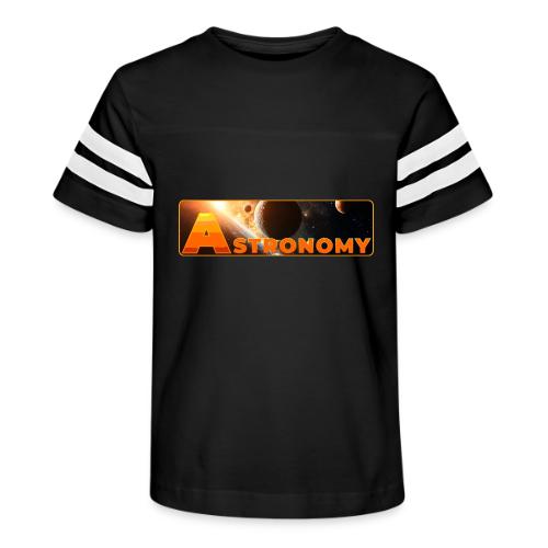Astronomy - Kid's Football Tee