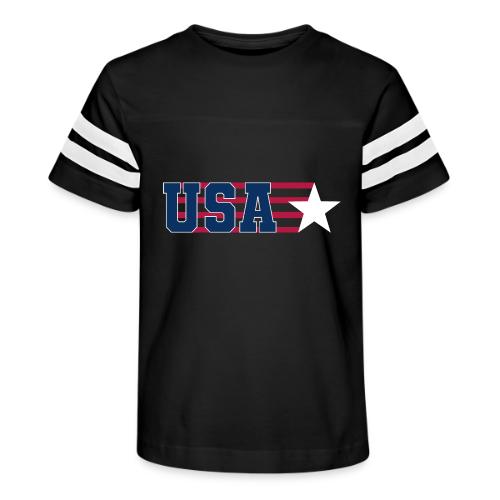 Star Stripe USA - Kid's Football Tee