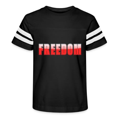 Freedom Typography Design - Kid's Football Tee