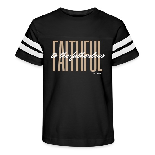 Faithful to the fatherless | 2CYR.org - Kid's Vintage Sports T-Shirt