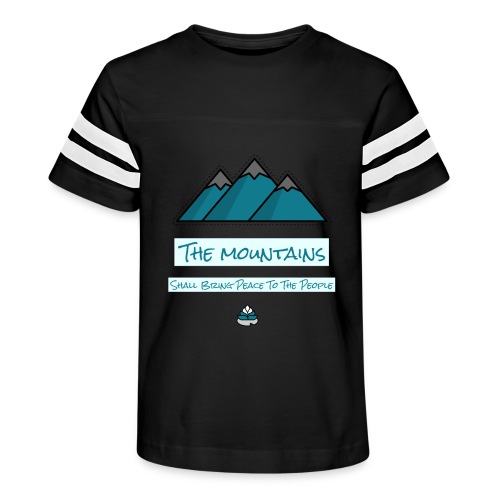 The Mountains Shall Bring Peace To The People - Kid's Football Tee