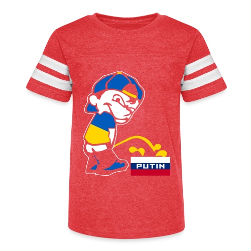 Ukraine Piss On Putin - Kid's Vintage Sports T-Shirt