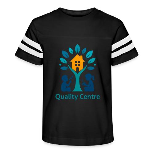 Quality Learning Center on Slim Fit Rib Women's - Kid's Football Tee