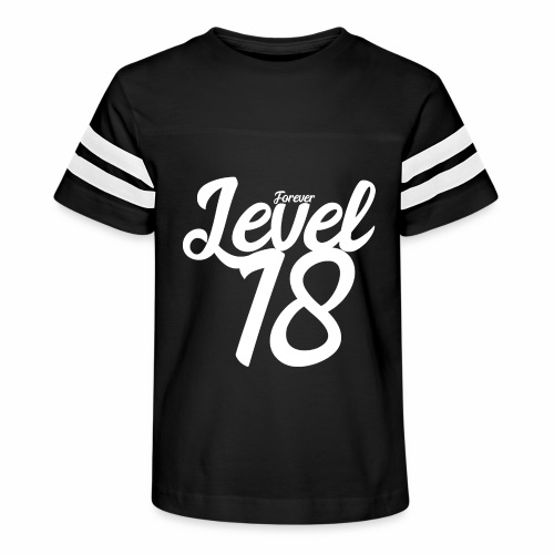 Forever Level 18 Gamer Birthday Gift Ideas - Kid's Football Tee