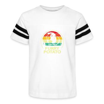 Guinea Pig - Kid's Football Tee - black/white - Front