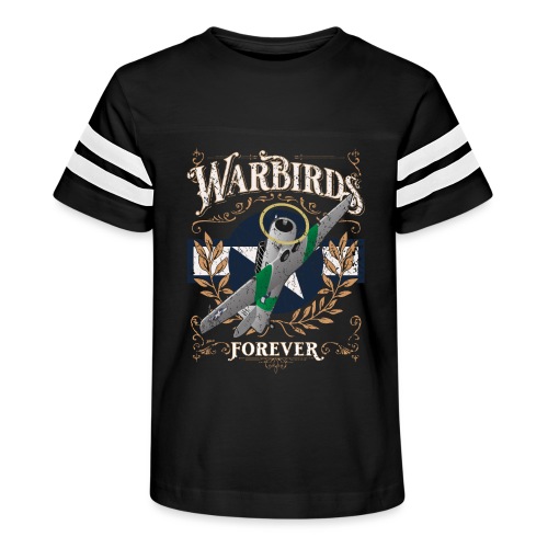Vintage Warbirds Forever Classic WWII Aircraft - Kid's Vintage Sports T-Shirt