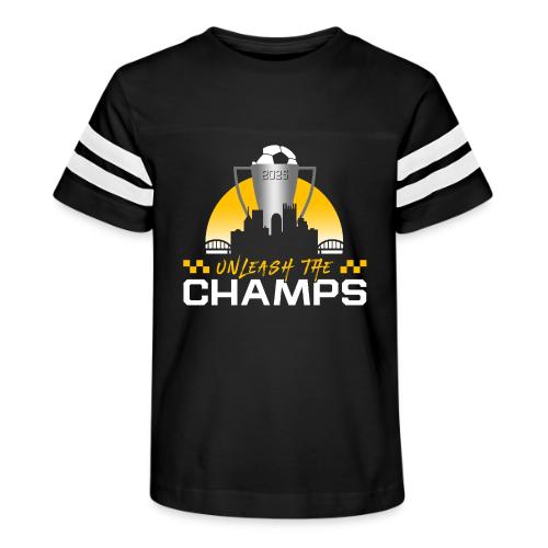 Unleash The Champs - Kid's Football Tee
