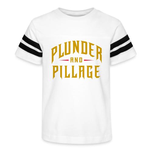 Plunder and Pillage - Kid's Football Tee