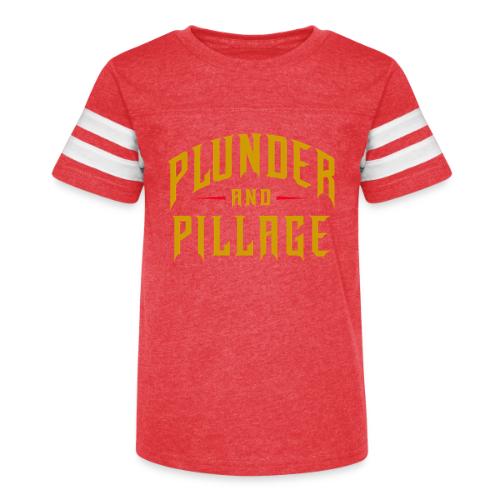 Plunder and Pillage - Kid's Football Tee