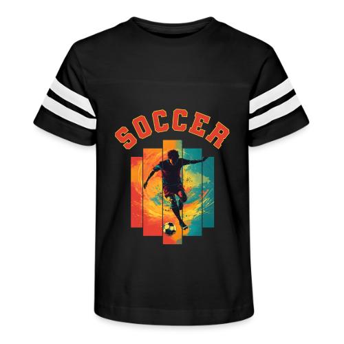 Soccer Heartbeat - Kid's Football Tee
