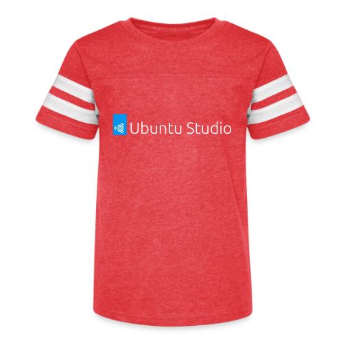Ubuntu Studio Logo 2022 - White - Kid's Football Tee